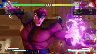 STREET FIGHTER V Bison Psycho Axe Combo Setup