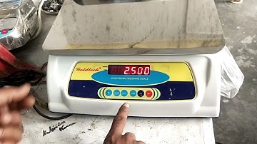 Goldtech 30 kg weight machine calibration simple.