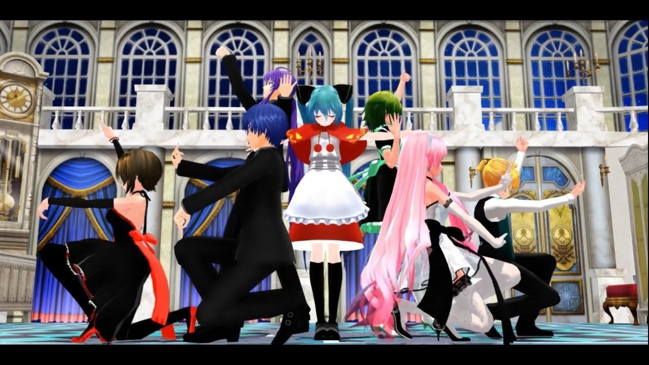 [MMD 60 FPS] Vocaloid 8 - Crazy ∞ nighT - Sub. Esp/Eng (+DL links)