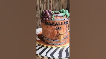HOW TO MAKE A WORKING BARREL CAKE. #cake #baker #cream #bakingrecipe #chocolatecakerecipe #nofondant