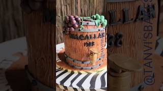HOW TO MAKE A WORKING BARREL CAKE. #cake #baker #cream #bakingrecipe #chocolatecakerecipe #nofondant
