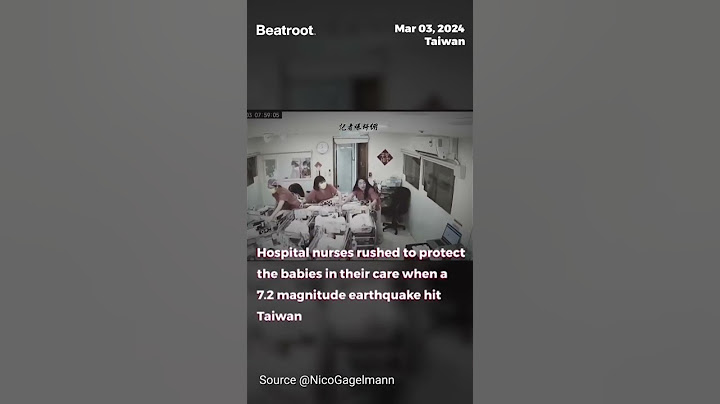 Nurses protected newborn babies during the Taiwan earthquake #shorts