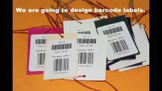 Information about how to design and print barcode labels for price tags