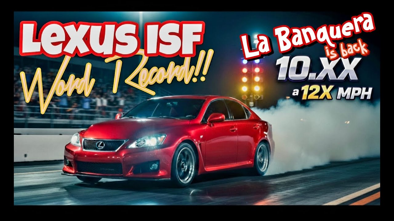 WORLD FASTEST LEXUS ISF 10.6@130MPH!!💪🏻💪🏻... New Personal Best!👌🏻La BANQUERA*💥 Kseries AllMotor