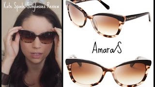 Kate Spade Sunglasses/ Kate Spade Amara/s Review - YouTube