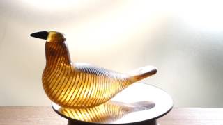 oiva toikka :オイヴァトイッカ Golden Cuckoo イッタラ OIVA TOIKKA Brid Karelian Golden Cuckoo