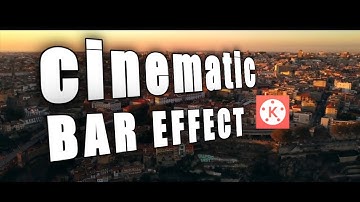 How to add cinematic bars in kinemaster || Android