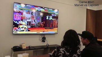 Marvel Vs Capcom - Two Player Arcade Version Game Play