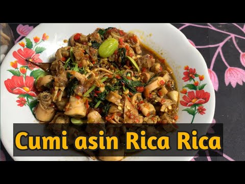 Resep Masakan Cumi Asin Rica Rica
