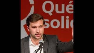 Quebec Solidaire leader Gabriel Nadeau-Dubois on new slogan, separation screenshot 5