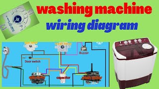 semi automatic washing machine wiring diagram with 4 wire timer Lg & other brands