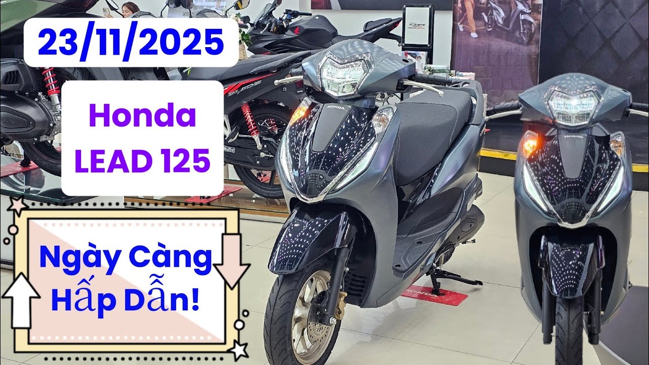 Honda LEAD 125 ship TP HCM, đã THỰC DỤNG mà còn ĐẸP nữa! Khải Phạm 