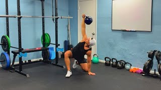Half-kneeling Kettlebell Windmill (Beginner)