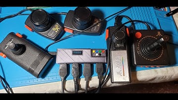 USB Adapter for Atari Paddles and Joysticks with 4 ports Retro