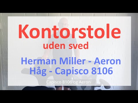 Video: Benes B_Run Drejelige Kontorstol Er Ren Fornøjelse Og Positiv