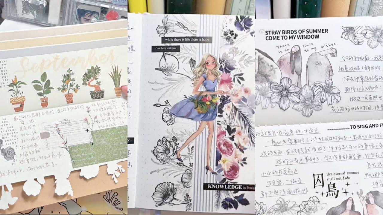 ASMR Aesthetic Journal | Compilation | The Washi Tape Shop