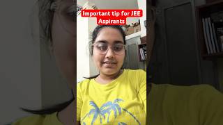 Important tip for JEE Advanced#jee #jeeadvanced #jee2026 #jeeadvance #jeetips #jeebooks #iitjee #iit