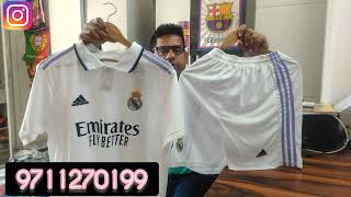 Football jersey with shorts / Delivery all over india