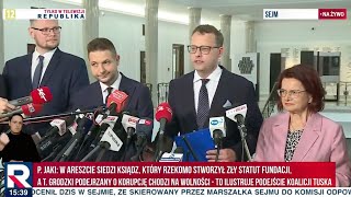 Jaki: w sprawie Funduszu Sprawiedliwości możemy mówić o politycznej nagonce