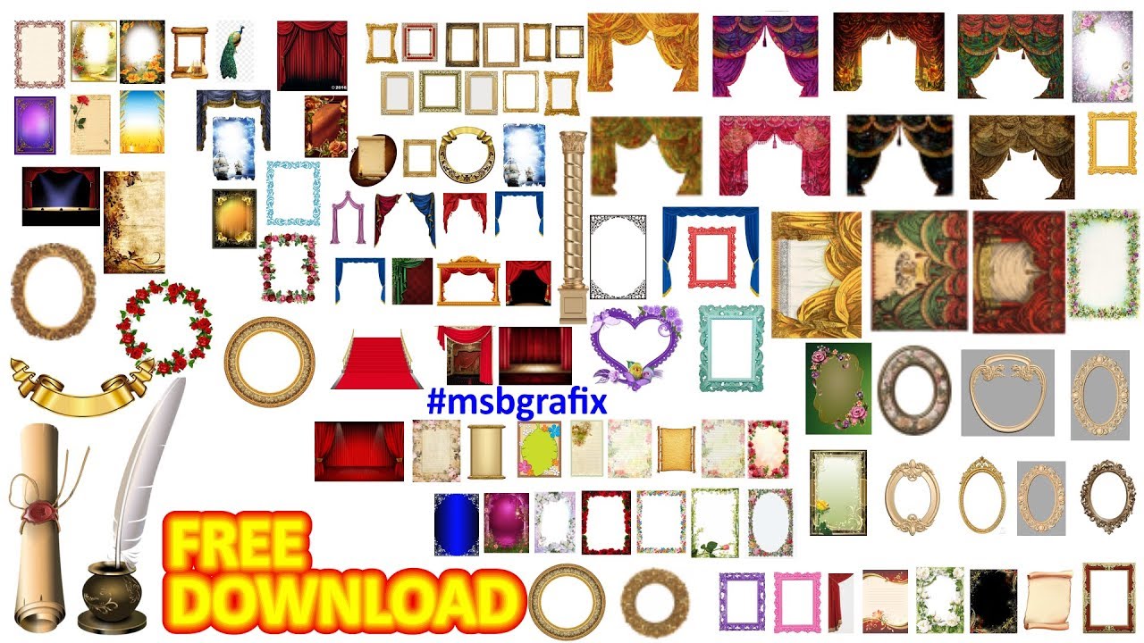 100+ Antique Borders frame free Download by #MSBGRAFIX