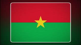 Burkina Faso Flag and Anthem (Instrumental) | Burkina Faso Bandera e Himno