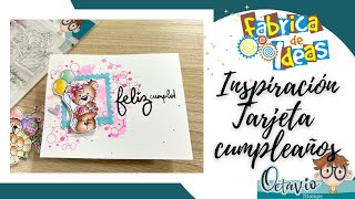 Fondos con Octavio Stamps | Ideas para tarjetas | Cardmaking cumpleaños | Distress Oxide Fondos con Octavio Stamps | Ideas para tarjetas | Cardmaking cumpleaños | Distress Oxide