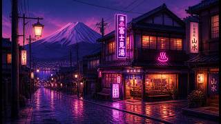 Retro Japan Rain Lofi Mix ✨ 80s 90s City Pop Beats for Sleep, Calm & Deep Relaxation