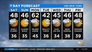 New York Weather: CBS2 12/3 Nightly Forecast at 11PM
