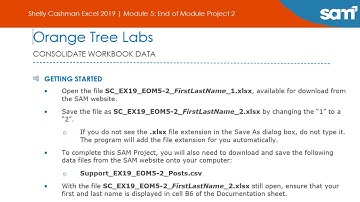 Shelly Cashman Excel 2019 | Module 5: End of Module Project 2 #shelly #module5 #EOMPROJECT2