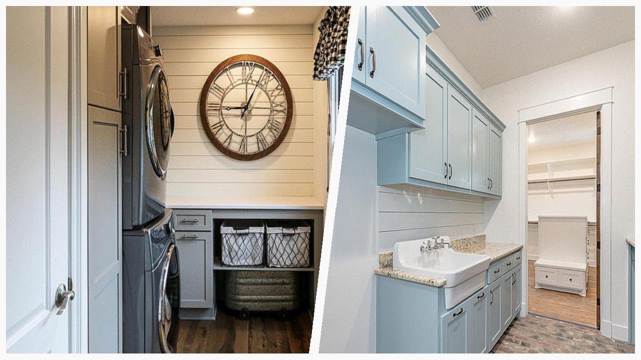Transform Your Laundry Room with Chic White Shiplap Ideas | Designer ...