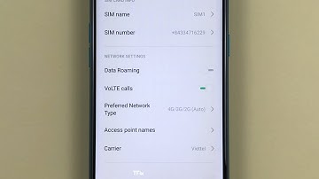 How to enable/disable VoLTE calls on OPPO A31 Android 9