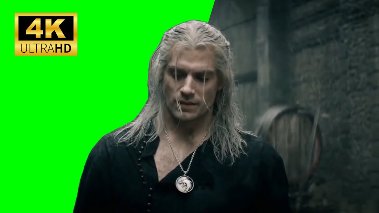 Geralt (the witcher) says f - [4K] Green Screen + Original scene - YouTube