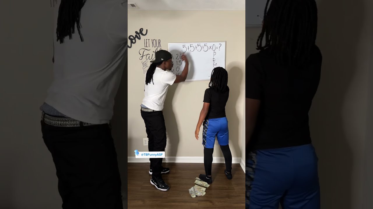 Can You Solve This Equation For Some FatherSon Math TBFunnyASF