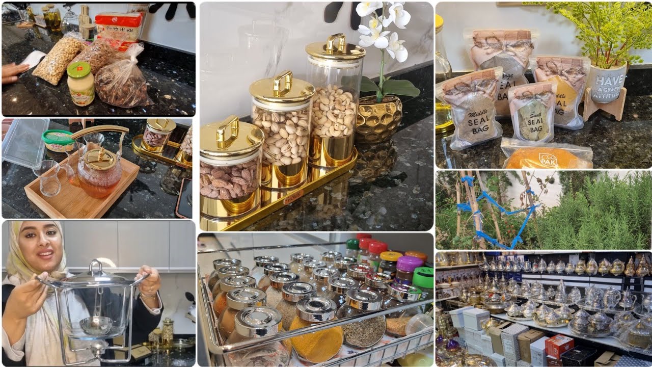 روتيني فتنضيف وتنضيم التوابل✅️طريقة الاحتفاض بها❄️ تقدية بثمن مناسب👌جولة عند المجد 🔝مشترياتي لرمضان🛒