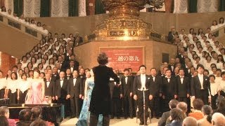 「第九」の合唱高らかに　東京の百貨店で年末恒例の演奏