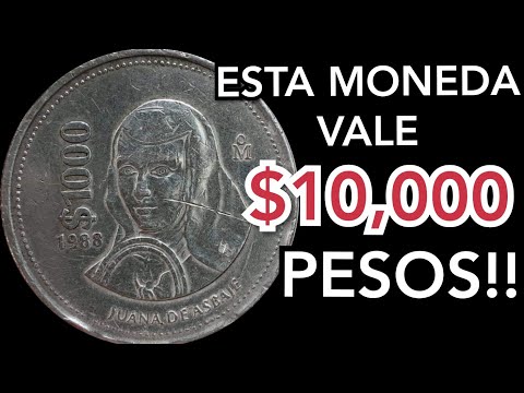 ??OJO?MUY VALIOSA ?MONEDA MEXICANA DE 1000 PESOS DE 1988