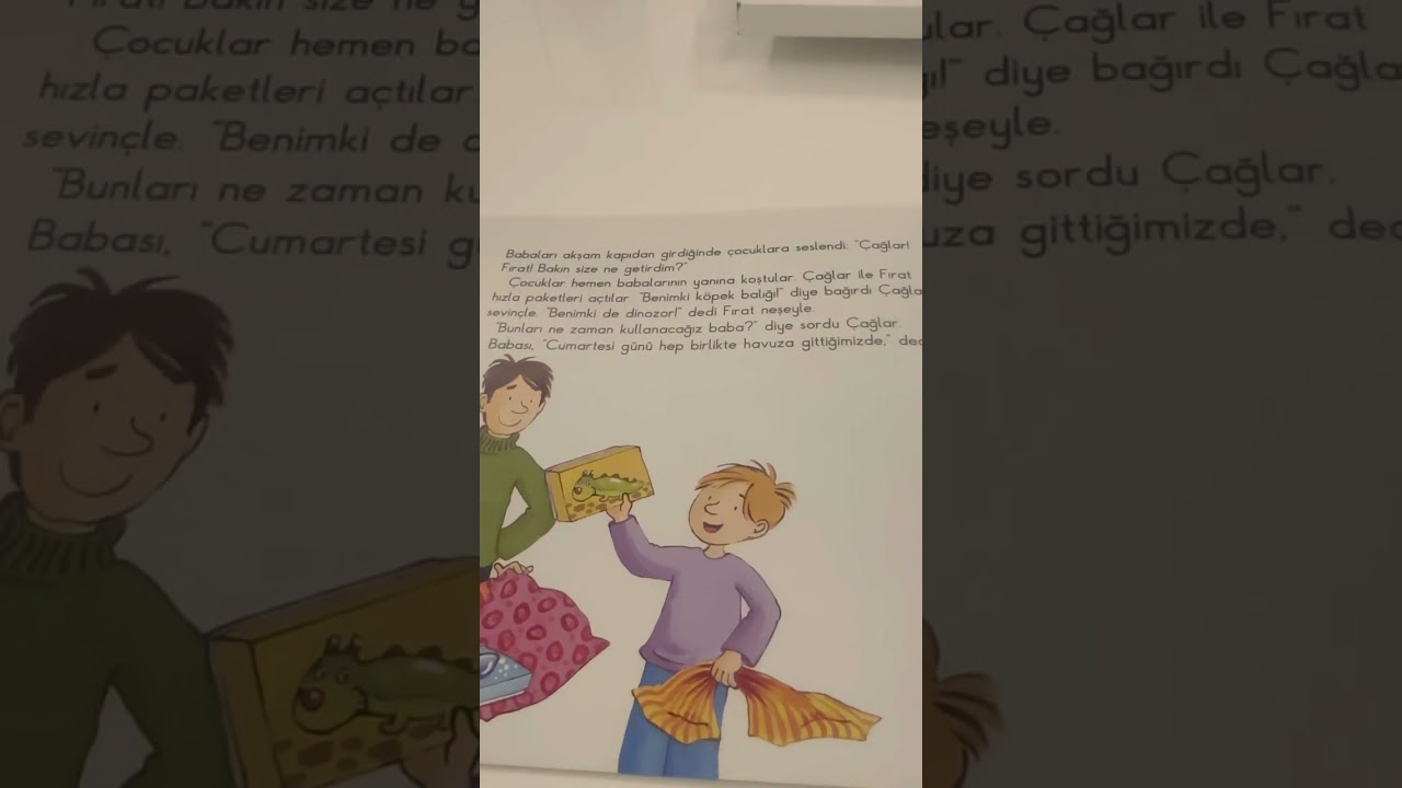 Çağlar Yüzme Öğreniyor