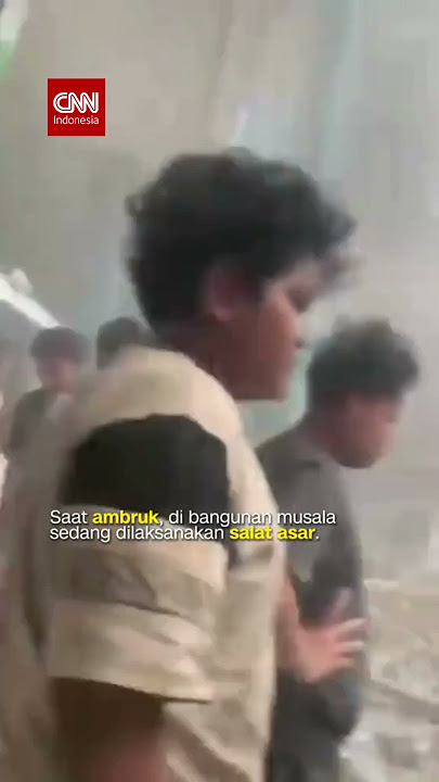 Musala Ponpes Al-Khoziny Sidoarjo Ambruk Saat Santri Salat Asar
