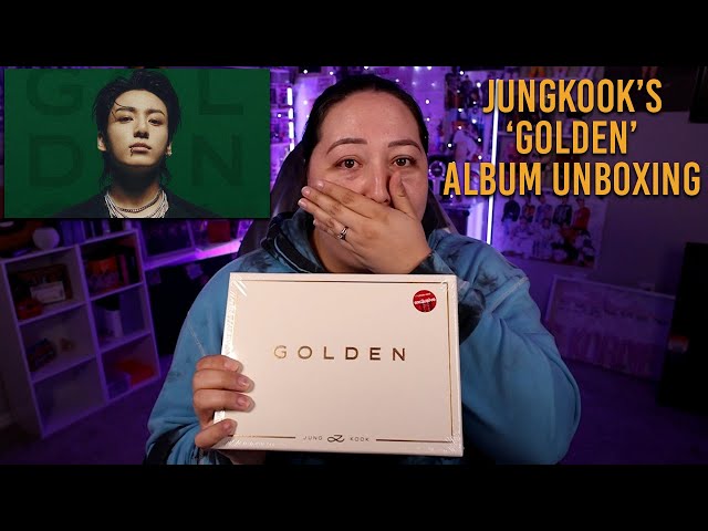 Unboxing BTS JUNGKOOK GOLDEN ALBUMS (Weverse Global Preorder) 