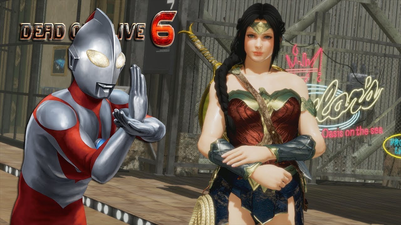 DEAD OR ALIVE 6, WONDER WOMAN VS ULTRAMAN! (DOA 6 PC MODS)