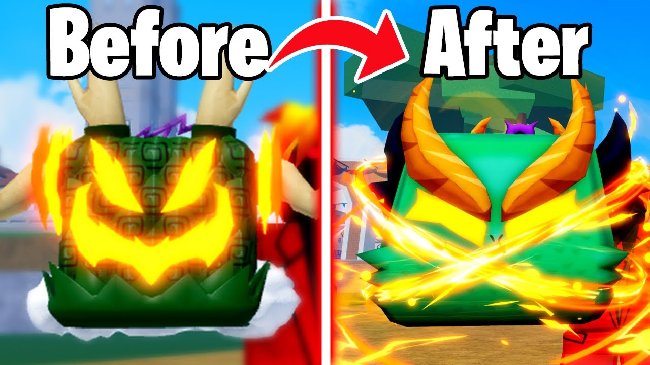 All UPGRADES In Dragon Rework Update vs Old Blox Fruits - YouTube