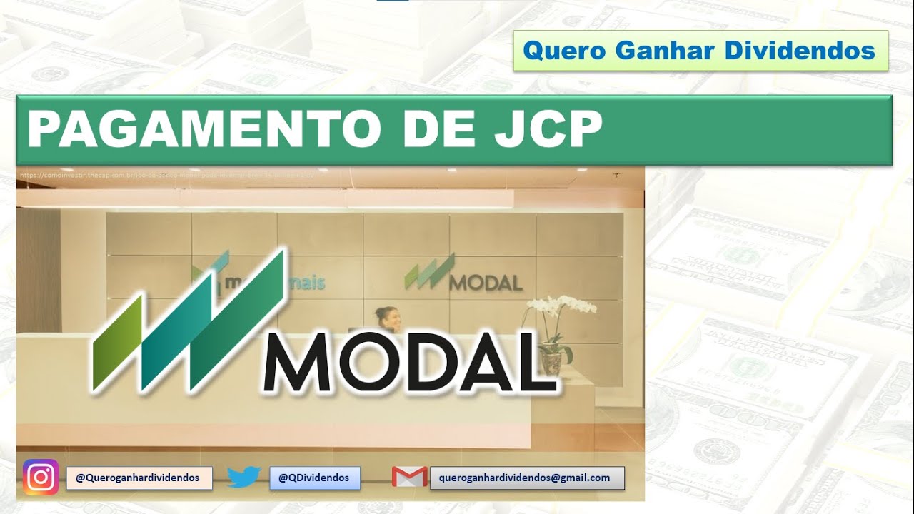 Modal pagará 17,9 milhões em JCP 