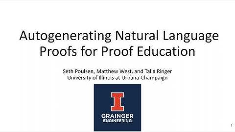 Autogenerating Natural Language Proofs for Proof Education - Coq Workshop 2022