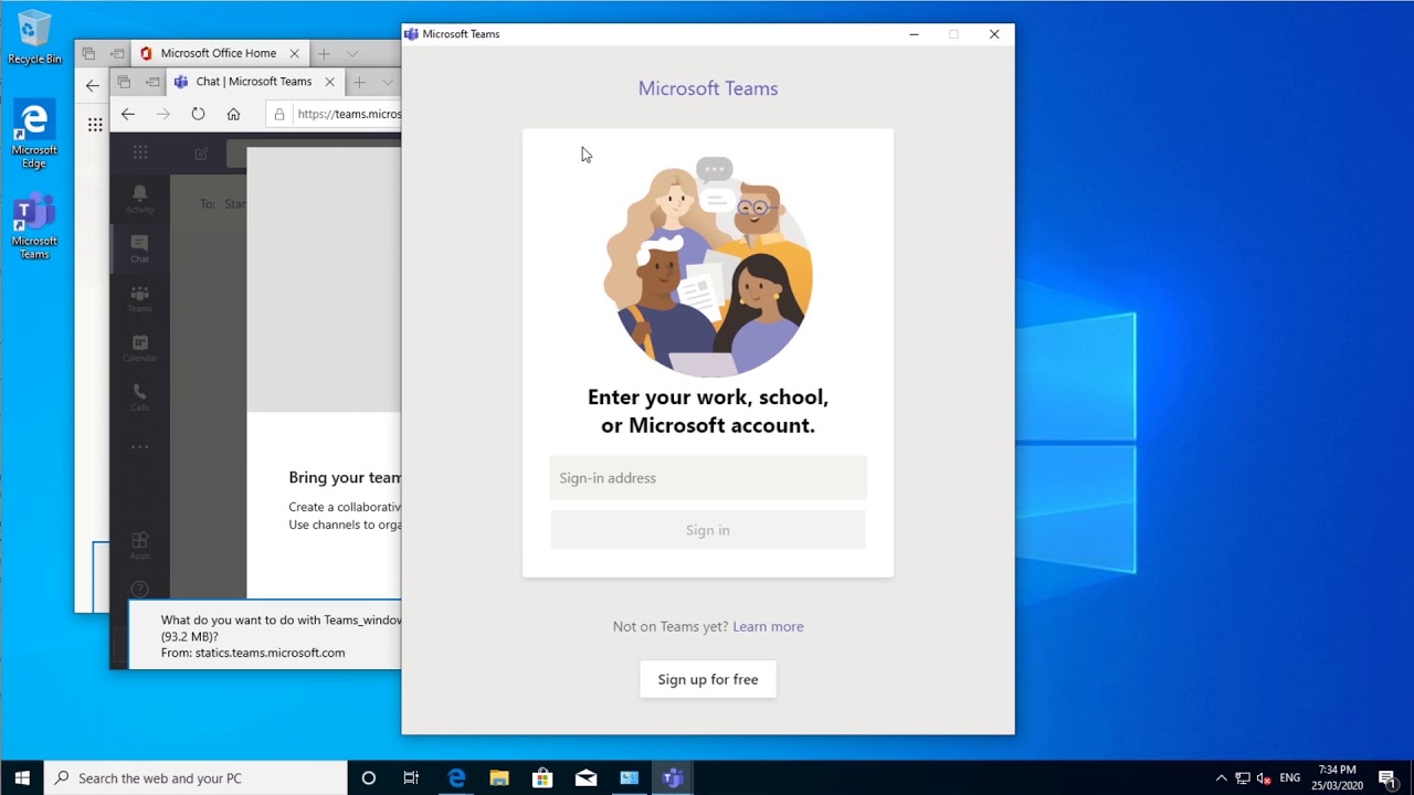 microsoft teams download location windows