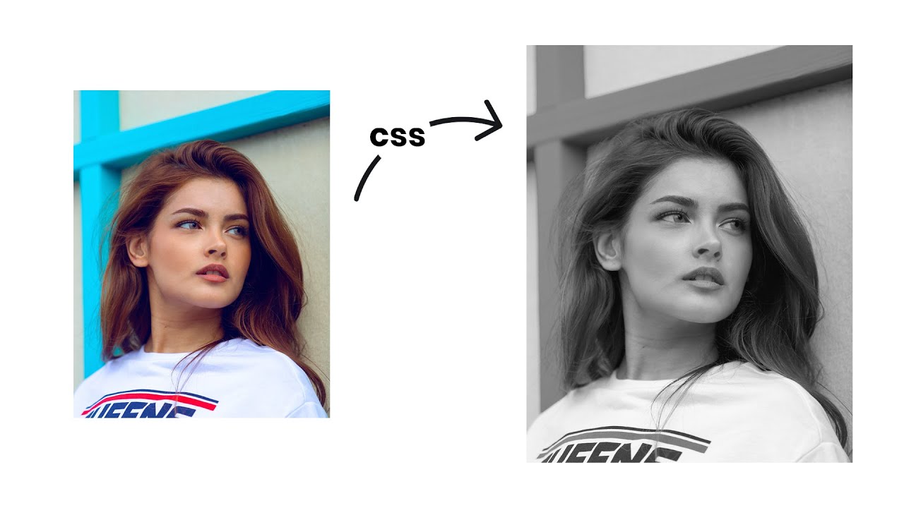 How To Create A Black And White Image Using Only Css