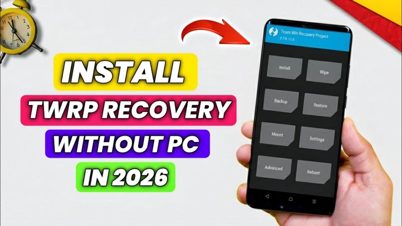 Install Twrp Recovery Without PC In 2026 | How To Install Twrp Recovery 