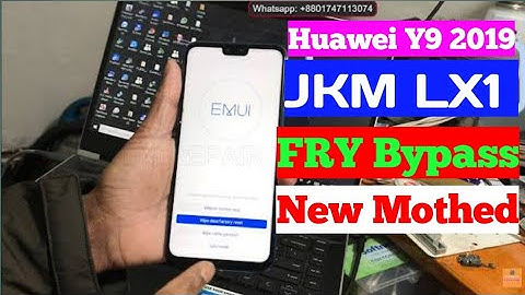 HUAWEI Y9 2019 FRP Bypass Safe mode And Emergency backup Not Working EMUI 11 New Method 2022