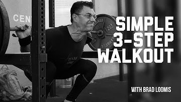 3-Step Walkout for Squats