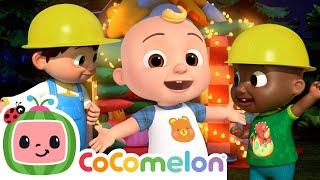 Build The Biggest Fort Ever With Jj - Lets Build A Pillow Fort Cocomelon Nursery Rhymes