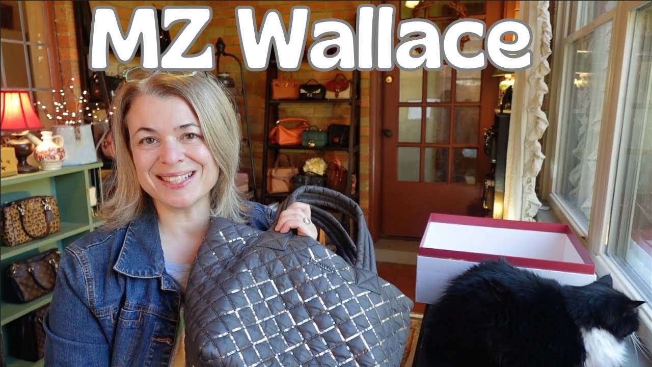 Unboxing MZ Wallace Small Metro Tote Deluxe (Charlie creates chaos